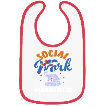Discover Social Work Awareness Elephant Balloons Bibs