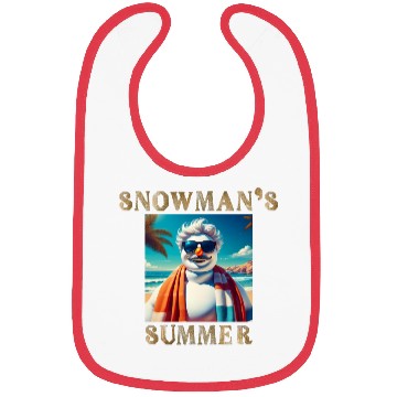 Discover Chillin' Snowman: A Summer Surprise Bibs