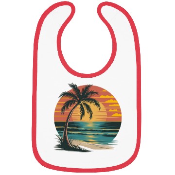 Discover Tropical Sunset Bliss Bibs