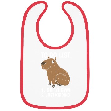 Discover Capybara Procrastination Bibs