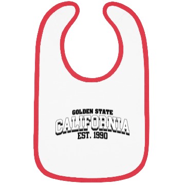 Discover California Golden State Bibs