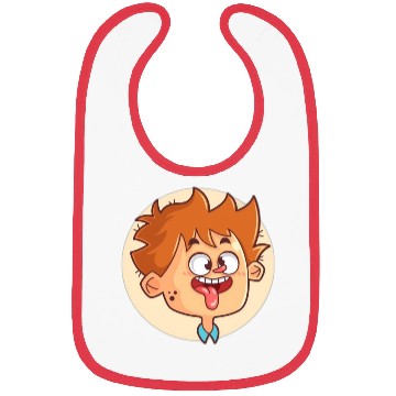 Discover Funny Bibs Fun Loving Face Silly Stick-Out