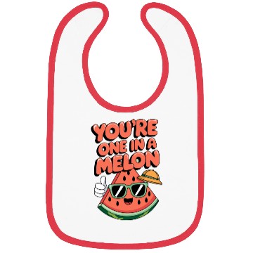 Discover You're One In A Melon Bibs