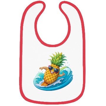 Discover Pineapple Surfer Bibs