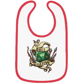 Discover Roll Initiative Adventure Magic Dungeon Bibs