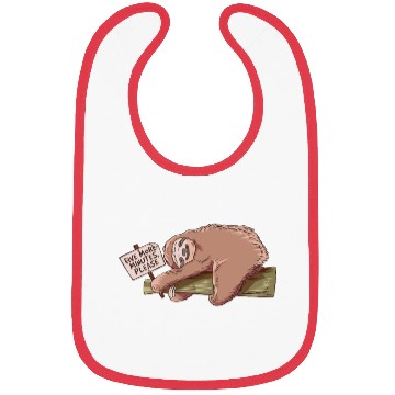 Discover Slothy Five More Minutes Please Sloth Bibs
