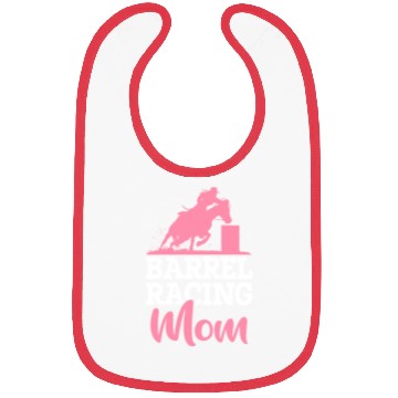 Discover Barrel Racer Rodeo Horse Barrel Racing Mom Bibs