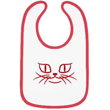 Discover Creepy Cat Eayes Looks Happy Happy Smiling Evil Bibs