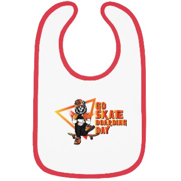 Discover Shred in Style - Skateboarding Design Bibs
