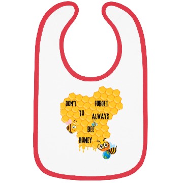 Discover Fun bee sweet honey Bibs