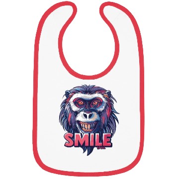 Discover The Smile Monkey Bibs