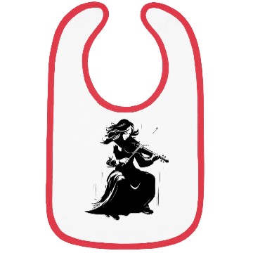 Discover Violin Girl Bibs