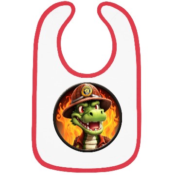 Discover Crocodile Firefighter Bibs
