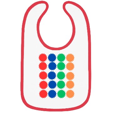 Discover Spiked Circle Pattern Design Bibs