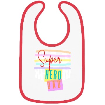 Discover SUPER HERO DAD Bibs