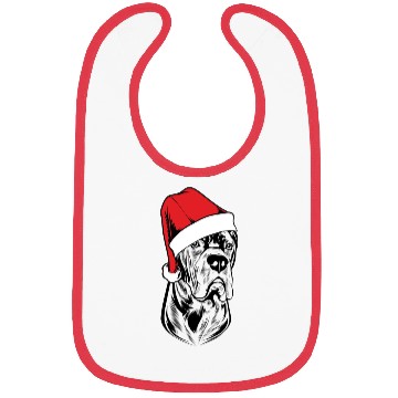 Discover CANE CORSO Christmas Magic Unleashed with style Bibs