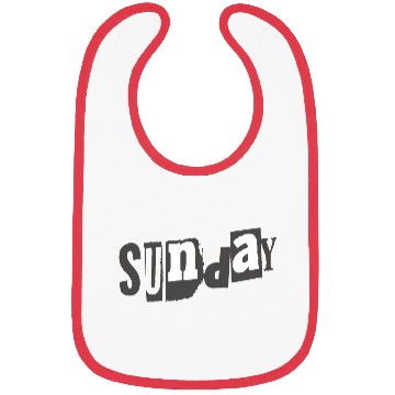 Discover ilustrasi text sunday with theme Tipografi eksperi Bibs