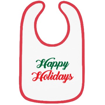 Discover Happy Holidays Bibs