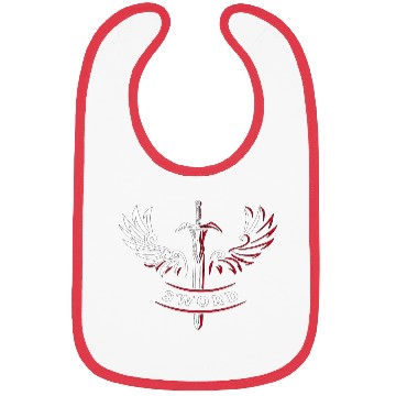 Discover sword of angel Bibs