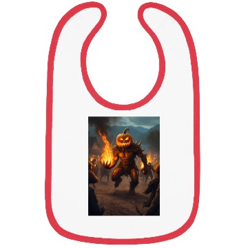 Discover Pumpkin Fiend: A Halloween Horror Bibs