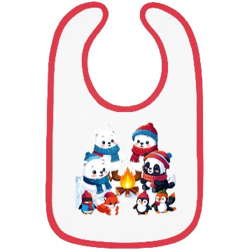 Discover Winter Wonderland Critters Bibs