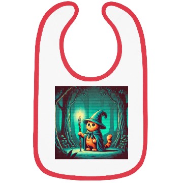 Discover Wizard Cat Bibs