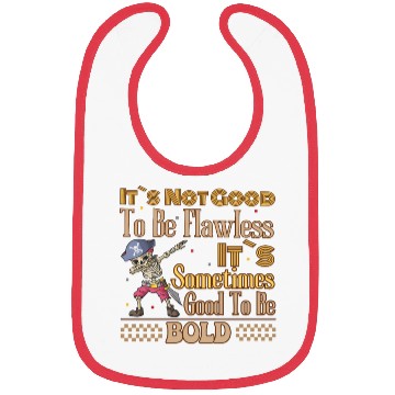 Discover Pirate Skeleton Dabbing, Be Bold Inspiration Bibs