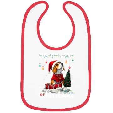 Discover Beagle Christmas Tree Lights Decorations Dog Lover Bibs