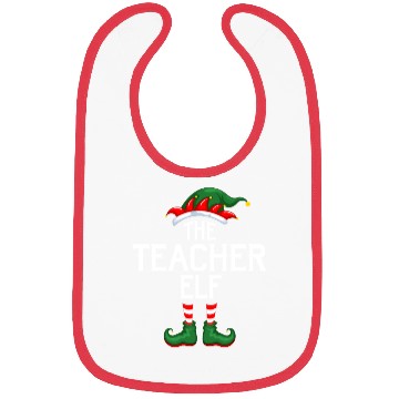 Discover The Teacher Elf Christmas Bibs