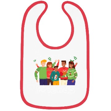 Discover Friends Christmas Bibs