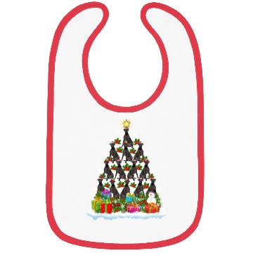 Discover Great Dane Dog Ugly Christmas Tree Santa Hat Bibs