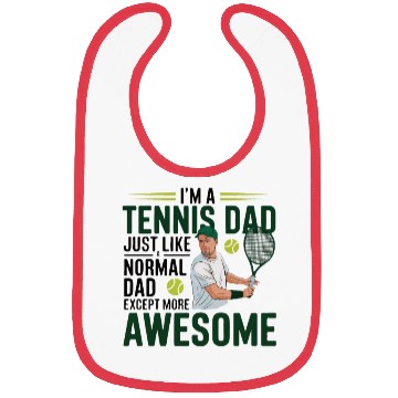 Discover Tennis dad Bibs