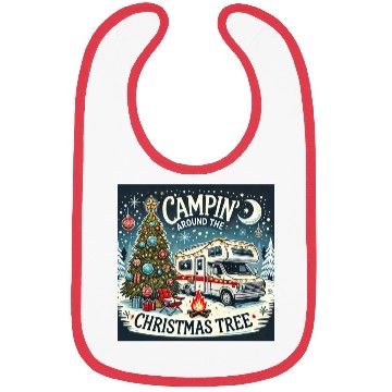 Discover campin around christmas tree final correct Bibs