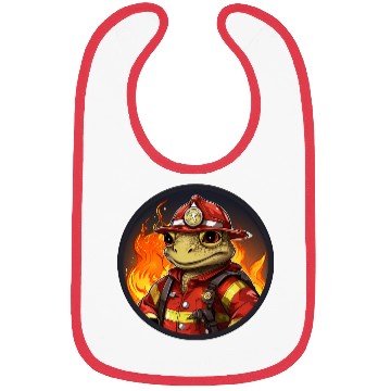 Discover Frog Firefighter Bibs