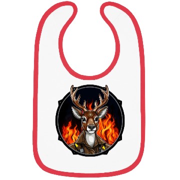 Discover Deer Firefighter Bibs