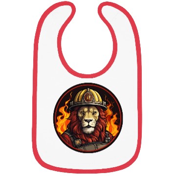 Discover Lion Firefighter Bibs