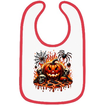Discover happy halloween Bibs