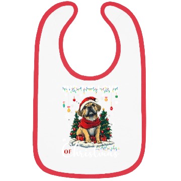 Discover Boxer Christmas Tree Lights Decorations Dog Lover Bibs