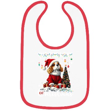 Discover Cavalier King Charles Spaniel Christmas Tree Dog Bibs