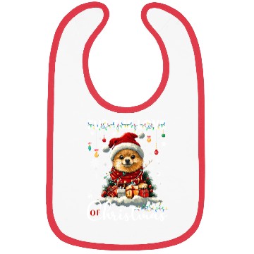 Discover Pomeranian Christmas Tree Decorations Dog Lover Bibs