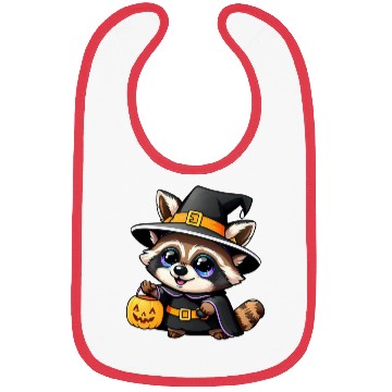 Discover Witchy Raccoon Bibs