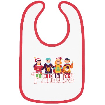 Discover Friends Christmas Bibs