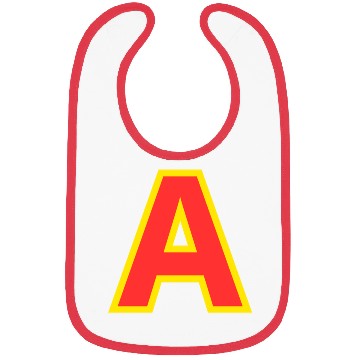 Discover Yellow A On Red For Alvin Costume Halloween Fancy Bibs