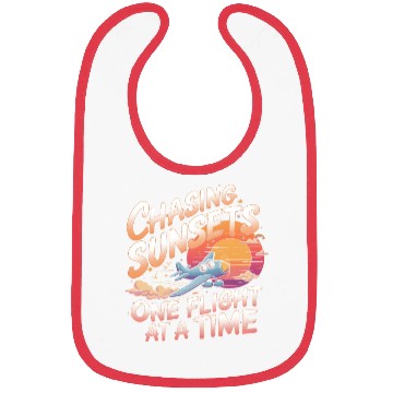 Discover Chasing Sunsets My First Plane Ride Bibs