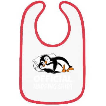 Discover Official Napping Bibs Cute Penguin Design