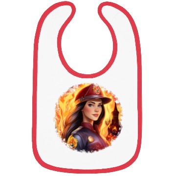 Discover Princesses Firefighter Bibs