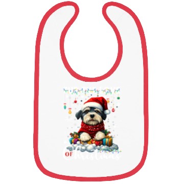 Discover Shih Tzu Christmas Tree Lights Decorations Dog Bibs