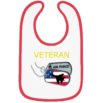 Discover Veteran US Air Force Bibs