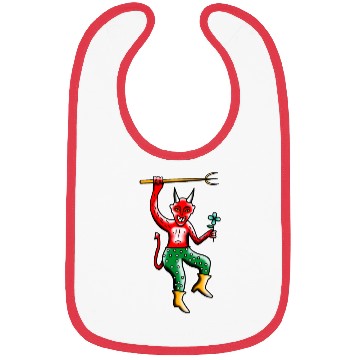 Discover Happy Devil with a Flower Bibs