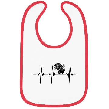 Discover Heartbeat For Turkey Bird Bibs